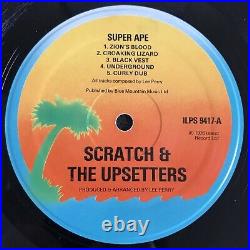 The Upsetters Super Ape Vinyl Lp Island Uk 1976 First Original Press Pro Cleaned