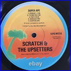 The Upsetters Super Ape Vinyl Lp Island Uk 1976 First Original Press Pro Cleaned