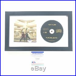 The Weeknd signed Album CD Cover Framed PSA/DNA Autographed
