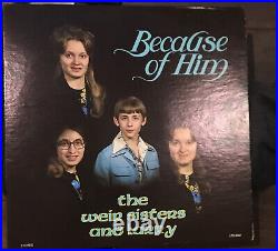 The Weir Sisters and Larry Bizarre Worst Album Cover Rare Xian CCM Private 1970s