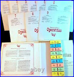 Treasury of Great Operettas Complete Album RCA Custom Press With All 9 Records