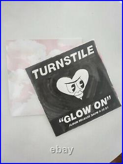 Turnstile Glow On (Limited Edition Of 40) Album Release Show Hand Made Cover