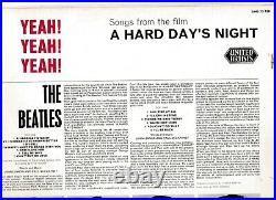 ULTRARARE Beatles A hard Days Night ZWITTER Pressung 1969 Neues Cover altes SMO