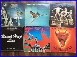 Uriah Heep-Lot-of Six-Great -Original-Vinyl-Record-Albums LPs