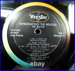 Us Original Mono WithBranck Back Cover The Beatles Introducing