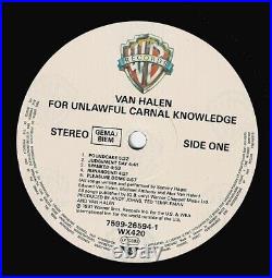 VAN HALEN For Unlawful Carnal Knowledge Vinyl Record Album LP Warner Bros. 1991