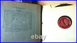 VINTAGE VICTROLA RECORDS BOOK SETS ALBUMS c, d, f, g (covers still available)