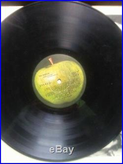 VINYL LP Beatles White Album 2LP Apple 1st pressing Cover Serial 0681006