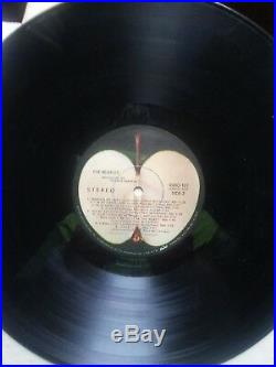 VINYL LP Beatles White Album 2LP Apple 1st pressing Cover Serial 0681006