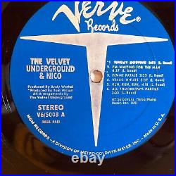 Velvet Underground & Nico Andy Warhol 1st Banana Cover LP Album 1967 Verve VG