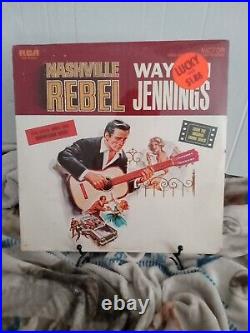 WAYLON JENNINGS Nashville Rebel New JSA Album RCA mono LSP-3736