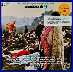 WOODSTOCKNear Mint 3-LP Promo AlbumCOTILLION #SD 3-500True 1st Press withhype