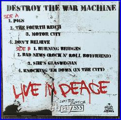 Warrior Soul Destroy The War Machine 12 vinyl BANKSY Art Cover LIMITED to 333